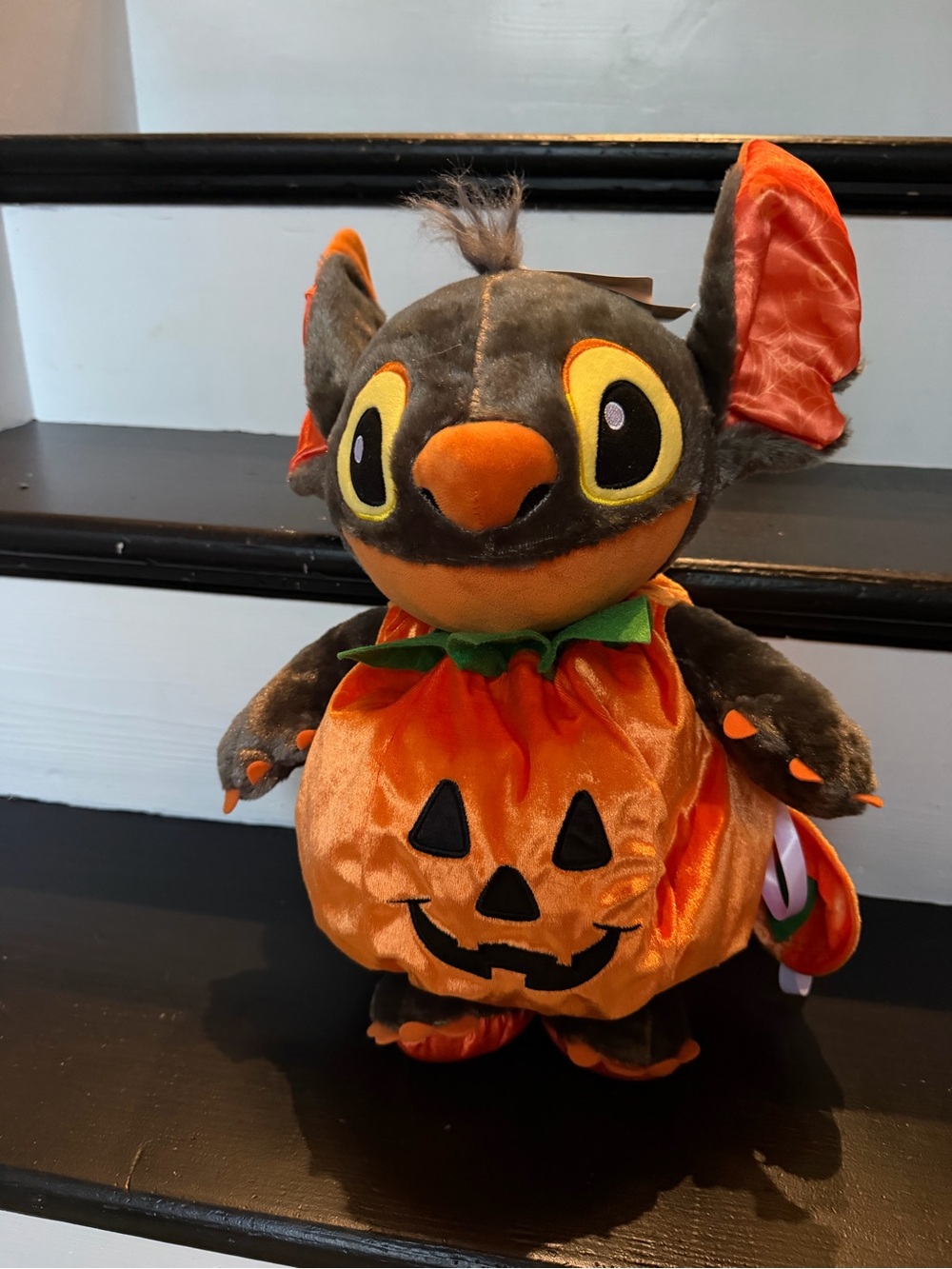 Build a bear spooky Halloween stitch with pumpkin outfit